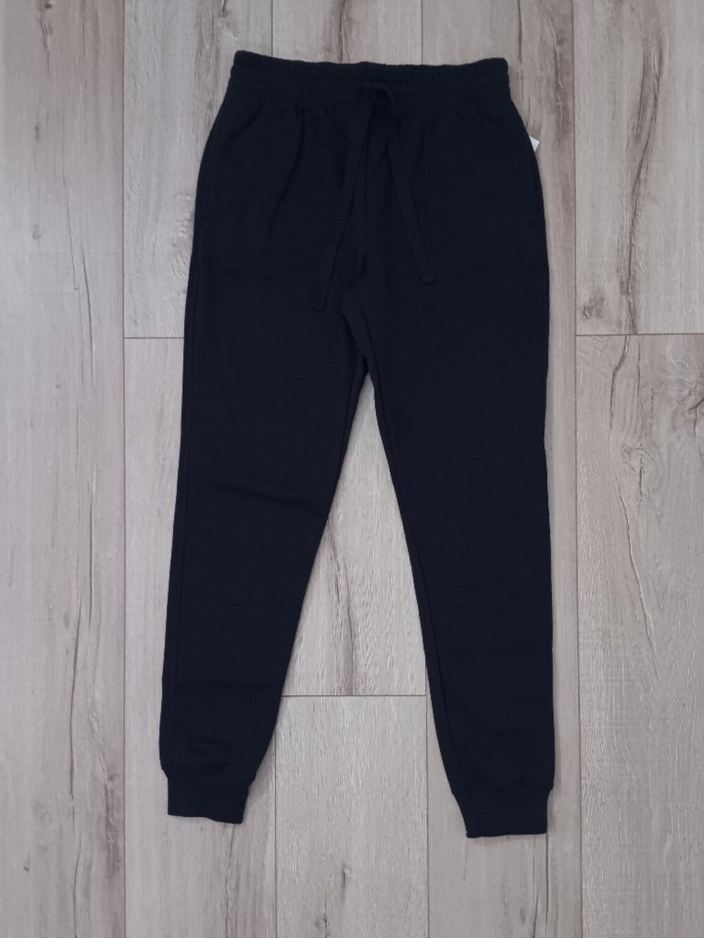 🔥4 for $20🔥 George Womens XS Black Fleece Joggers Cuffed Sweatpants Drawstring